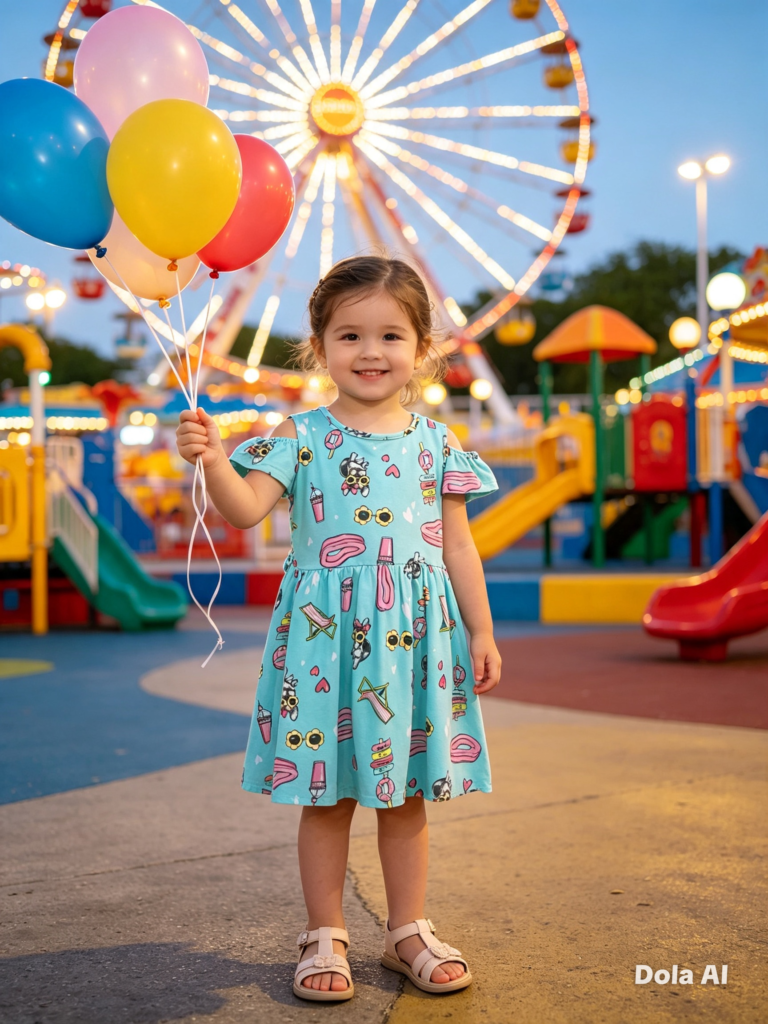 Vestido infantil tamanho 3 anos. Forma 3 a 4 anos