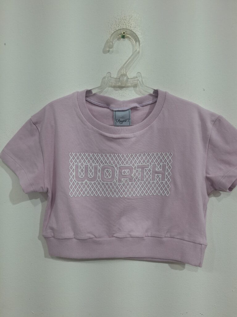 Cropped Angerô verão menina