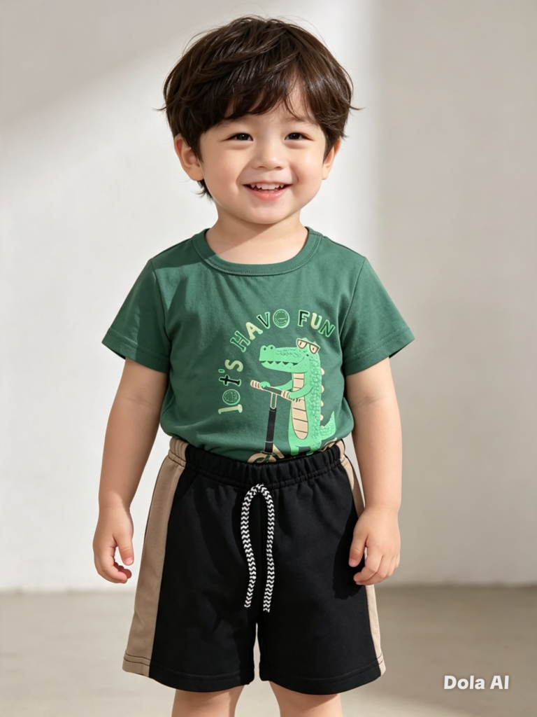 Conjunto verão menino Mundo Mania
